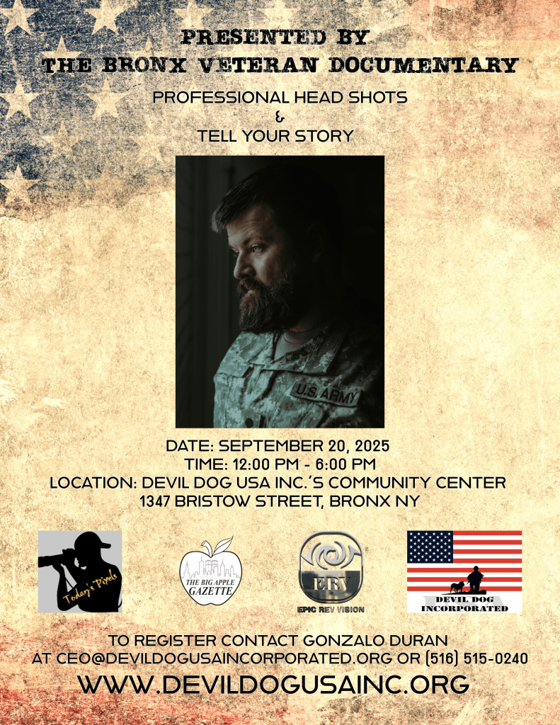 Free Professional Headshot For Veterans